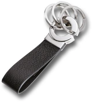 Troika KEY-CLICK Schl&uuml;sselanh&auml;nger silber/schwarz (KR8-02/LE)