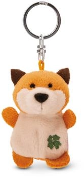 NICI Schlüsselanhänger Fuchs mit Kleeblatt (62066)