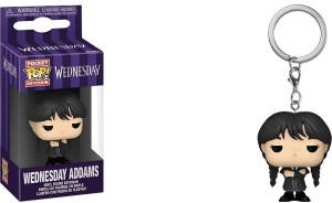 Funko Pocket Pop! Keychain: Wednesday - Wednesday Addams (Black Coat)