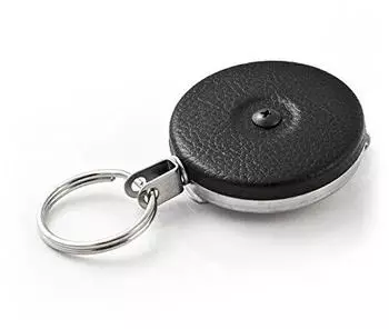 KEY-BAK ORIGINAL Schlüsselrolle Edelstahlkette 60cm, schwarz (0005-0134)