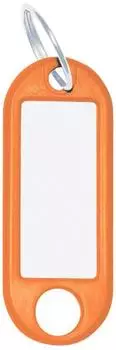 Wedo Schlüsselanhänger S-Haken, orange, Kunststoff, 100 Stück (262 803406)