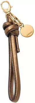 Fossil Schl&uuml;sselanh&auml;nger Schlaufe Metallic-Leder (SLG1599711)