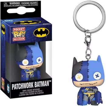 Funko Pocket POP! Schl&uuml;sselanh&auml;nger DC Comics Patchwork Batman (80907)