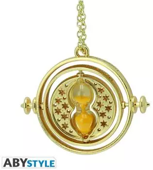 ABYstyle Harry Potter Time Turner 3D Schlüsselanhänger, goldfarben (ABYKEY322)