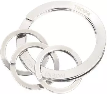Troika Nail Guard Schlüsselanhänger, Edelstahl poliert (KR23-10/ST)