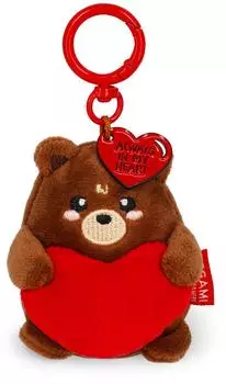 Legami Super Soft Pl&uuml;sch-Schl&uuml;sselanh&auml;nger Teddyb&auml;r (SPK0006)