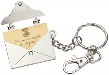The Noble Collection Hogwarts Zulassungsbrief Schl&uuml;sselanh&auml;nger