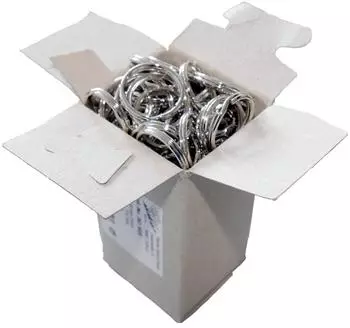 Wedo Schl&uuml;sselringe 20mm silber, 100 St. (2623020)