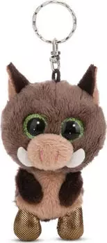 NICI Glubschis Wildschwein Truffle Fluffle Schl&uuml;sselanh&auml;nger 9cm (61770)