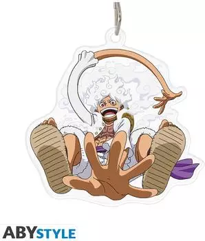 ABYstyle One Piece Acryl® Schlüsselanhänger Ruffy Gear 5th (ABYKEY591)