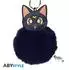 ABYstyle Sailor Moon Luna Schlüsselanhänger, Plüsch & Metall (ABYKEY644)