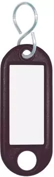 Wedo Schl&uuml;sselanh&auml;nger S-Haken, Kunststoff, schwarz, 10 St&uuml;ck (262103401)