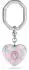 Swarovski Dulcis Schlüsselanhänger, Herzmotiv, blaue & pinke Kristalle, rhodiniert (5713882)
