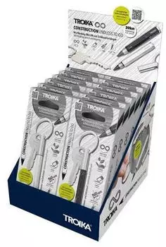Troika Thekendisplay Endless Multi Pen & Schl&uuml;sselanh&auml;nger, 12er-Set (CD157)