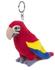 WWF Schlüsselring Papagei rot