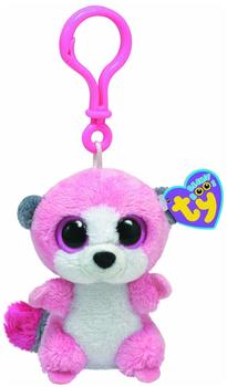 Ty Beanie Clip - Schlüsselanhänger Affe Bubblegum rosa 10 cm
