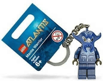 LEGO Atlantis Schlüsselanhänger Teufelsrochen Manta Warrior (852775)