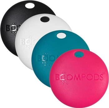BOOMPODS Boomtag Finder Schwarz/Blau/Pink/Wei&szlig; (TAG4PK)
