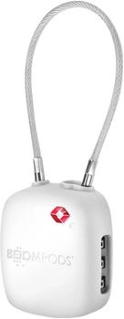 BOOMPODS LOCK TSA Bag Tracker Wei&szlig;