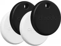 Chipolo CH056, Chipolo POP Schwarz/Wei&szlig; - 4-Pack