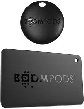 BOOMPODS Tag & Card Bundle Pack (iOS) Schwarz