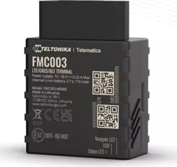 Teltonika GPS-Tracker Auto 0,128 GB Schwarz (FMC003)
