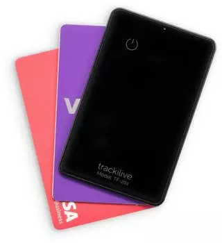 Trackilive Cardfinder f&uuml;r Brieftasche wasserdicht schwarz (TF-201)