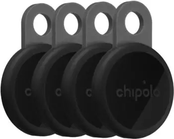 Chipolo Bluetooth-Tracker Loop 4er-Pack charcoal