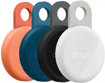 Chipolo Loop Tracker 4-Pack charcoal/chalk/navy/coral