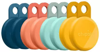 Chipolo Loop Tracker 8-Pack orange/blau/gelb/minze