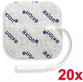 Axion selbstklebende Elektrodenpads 5x5 cm passend zu Prorelax Promed etc. 20 St Elektroden