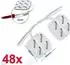 Axion selbstklebende Elektrodenpads 4x4 cm passend zu Prorelax Promed etc. 48 St Elektroden