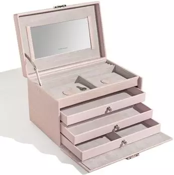 Friedrich 23 Schmuckkoffer Caiman Limited Edition altrosa
