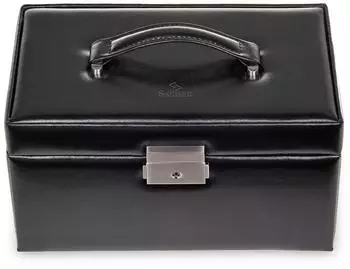 Sacher New Classic Schmuckschatulle Eva, Leder, schwarz (27.107.010443)