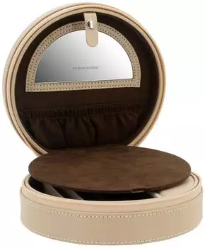 Friedrich 23 Cordoba Schmucketui Leder mit Spiegel, beige (32025322)