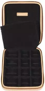 Friedrich 23 Ascot Reiseetui für Schmuck und Uhren, Feinsynthetik, beige (26113-8)