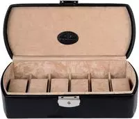 WINDROSE Uhrenbox "Merino, 803740.08" Aufbewahrung, Uhrenetui, max.&Oslash; Uhren 36mm,