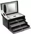 Friedrich 23 Classico Schmuckkoffer Leder/Feinsynthetik, schwarz (23231-2)
