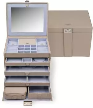 Windrose Corbello Schmuckkoffer XL taupe (803955.07)