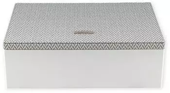 Windrose Calma Schmuckkasten 26cm, weiß