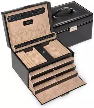 Sacher New Classic Jewellery Case Julia, schwarz (69.000.290443)