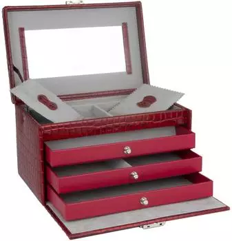 Friedrich 23 Jolie 2.0 Schmuckkästchen Leder rot (23254-40)
