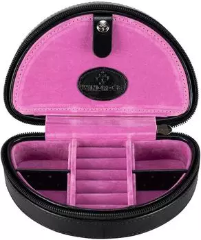 Windrose Merino Moda Schmucketui 16cm, schwarz
