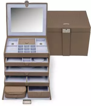 Windrose Corbello Schmuckkoffer mocca (Jewelry case)
