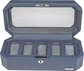 Windrose Tempora Uhrenbox hellblau (804010.05)
