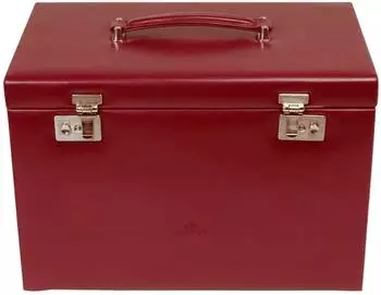 Windrose Merino Jewel Boxes XL Schmuckschatulle rot