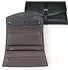 Windrose Nappa Schmuck-Roll schwarz, Leder 23cm