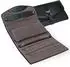 Windrose Nappa Schmuck-Roll schwarz, Leder 23cm