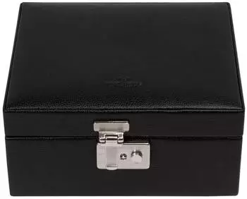 Windrose Beluga Schmuckkasten Leder 19,5cm schwarz (27914004)