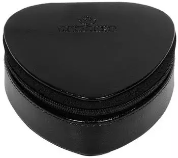 Windrose Merino Moda Herzdose klein, schwarz (803739.09)